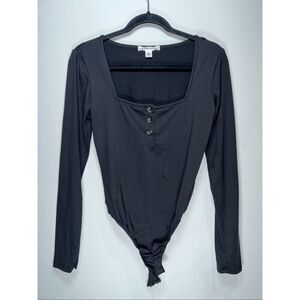 Eye candy black bodysuit size Large